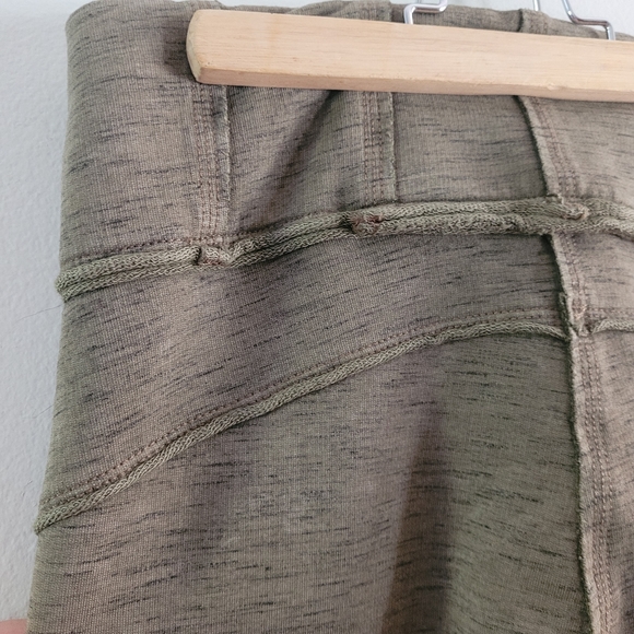 FREE PEOPLE movement olive green cotton blend leggings size xs - Picture 5 of 7